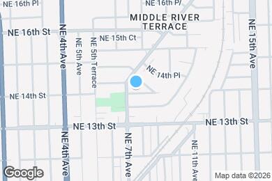 Map image of the property - 711 NE 14th St