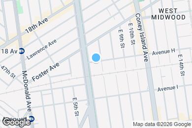 Map image of the property - 618 Avenue H