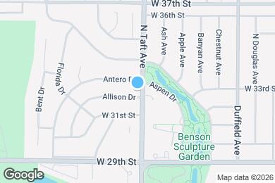 Map image of the property - 1403 Allison Dr