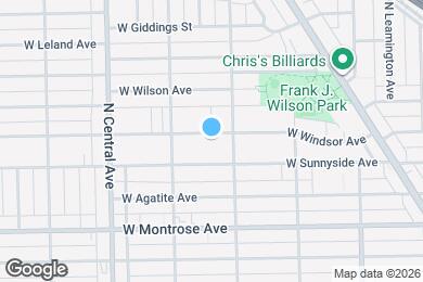Map image of the property - 5421 W Windsor Ave