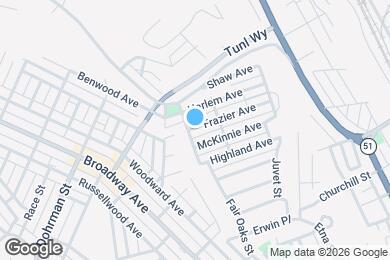 Map image of the property - 97 Frazier Ave