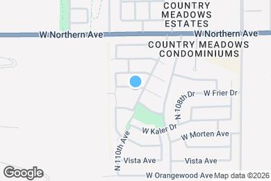 Map image of the property - 11005 W Frier Dr
