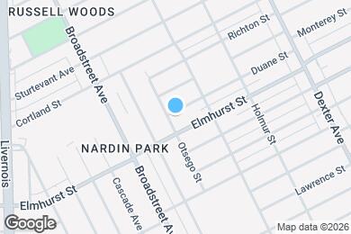 Map image of the property - 4281 Duane St