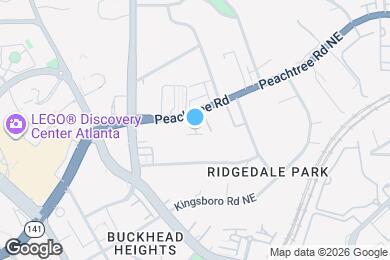 Map image of the property - 3667 Peachtree Rd