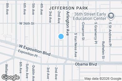 Map image of the property - 3666 2nd Ave
