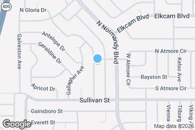 Map image of the property - 2089 E Gloria Dr