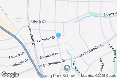 Map image of the property - 1909 Fernwood Dr