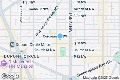 Map image of the property - 1625 Q St NW