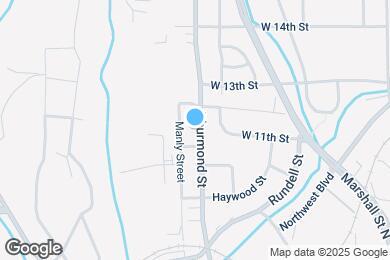 Map image of the property - 1110 Thurmond St