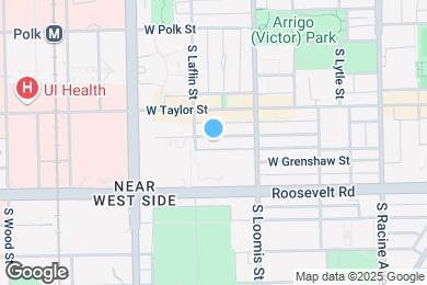 Map image of the property - 1443 W Fillmore St