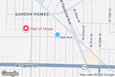 Map image of the property - 4148 N 24th Pl