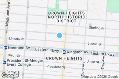 Map image of the property - 1015 Lincoln Pl