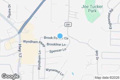 Map image of the property - 9399 Brook Forest Cir