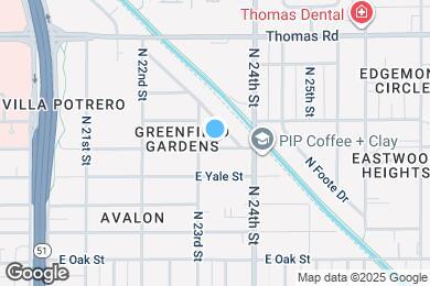 Map image of the property - 2310 E Virginia Ave