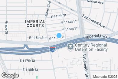Map image of the property - 2436 E 115th Pl