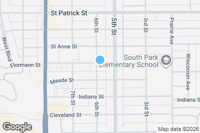 Map image of the property - 2204 6th St