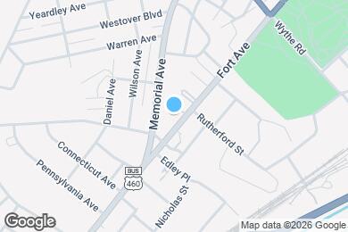 Map image of the property - 3541 Fort Ave