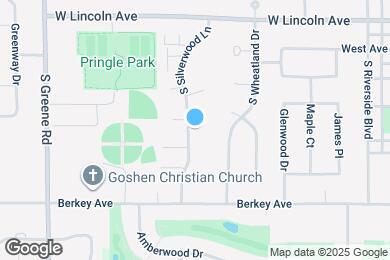 Map image of the property - 418 S Silverwood Ln