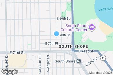 Map image of the property - 2317 E 70th St