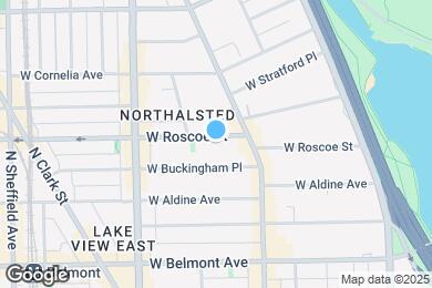 Map image of the property - 643 W Roscoe St