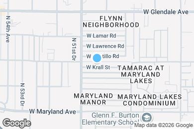Map image of the property - 5024 W Krall St