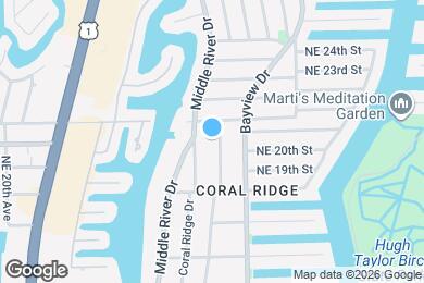 Map image of the property - 1849 NE 26th Ave