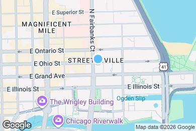 Map image of the property - 541 N Fairbanks Ct