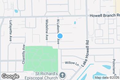 Map image of the property - 1901 Magnolia Ave