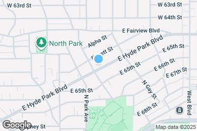 Map image of the property - 911 E Hyde Park Blvd