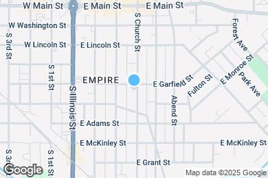 Map image of the property - 222 E Garfield St