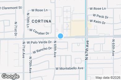 Map image of the property - 6826 W Palo Verde Dr