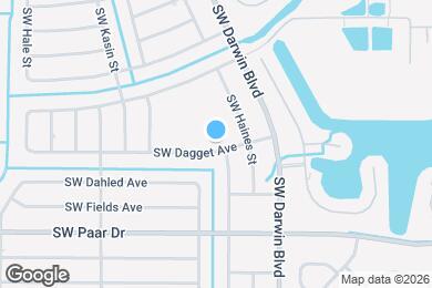 Map image of the property - 349 SW Dagget Ave