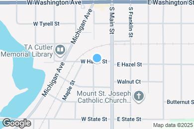 Map image of the property - 121 W Hazel St