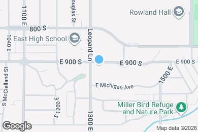 Map image of the property - 1310 E 900 S