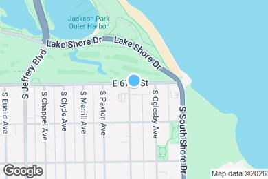 Map image of the property - 6701 S Crandon Ave