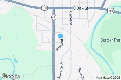 Map image of the property - 807 S Walnut St