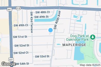 Map image of the property - 4063 SW 51st St