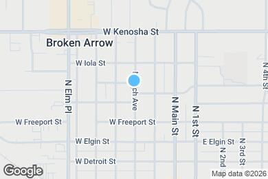 Map image of the property - 610 N Birch Ave