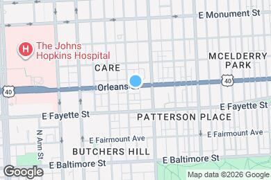 Map image of the property - 2213 Orleans St