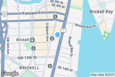 Map image of the property - 1000 Brickell Ave