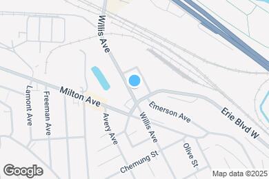 Map image of the property - 1310 Willis Ave