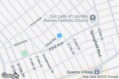 Map image of the property - 92-57 216th St