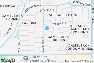 Map image of the property - 10249 W Orange Dr