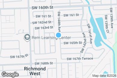 Map image of the property - 16440 SW 144th Ave