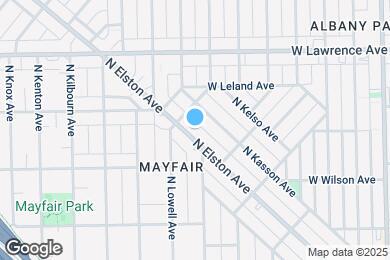 Map image of the property - 4645 N Elston Ave