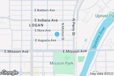 Map image of the property - 1107 E Augusta Ave