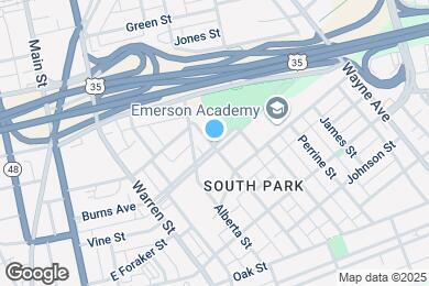 Map image of the property - 403 Burns Ave