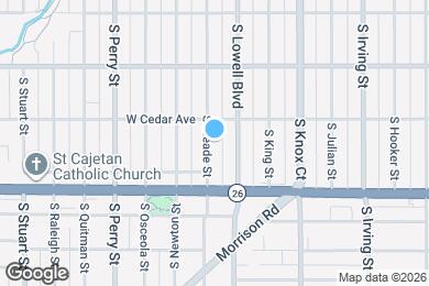 Map image of the property - 226 S Meade St