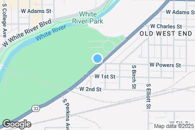 Map image of the property - 1308 Muncie