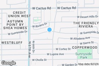 Map image of the property - 6515 W Sunnyside Dr